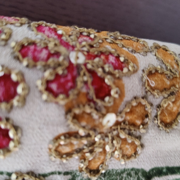 Saree pure chiffon georgette - Picture 4 of 8